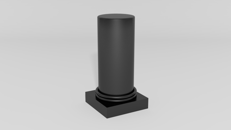 Item #2004, Column Pedestal