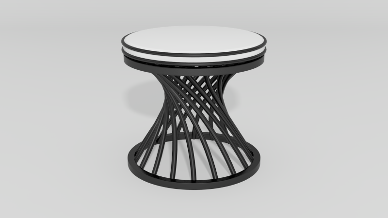 Item #4512, Neptune Ottoman