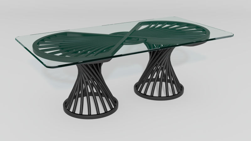 Item #4514, Neptune Coffee Table Base