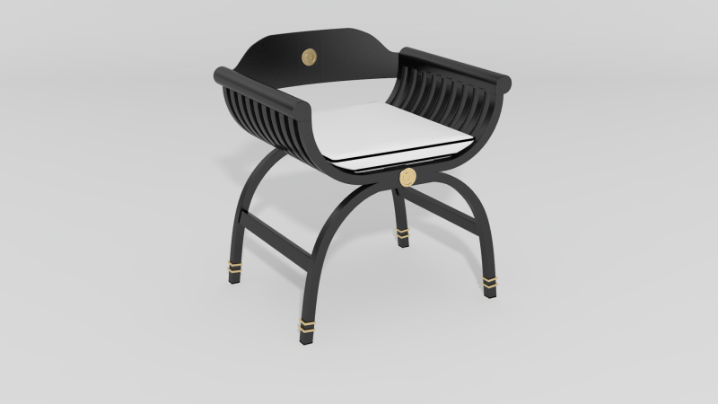 Item #4604, Centurion Curule Garden Chair