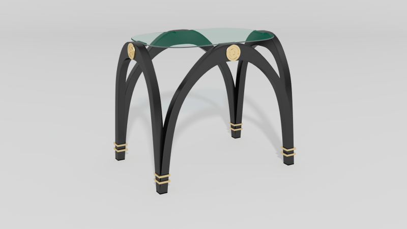 Item #4608, Centurion Curule Side Table Base