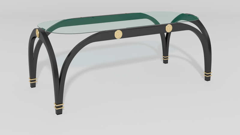 Item #4610, Centurion Curule Cocktail Table Base