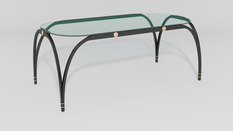 Item #4613, Centurion Curule Frameless Dining Table Base