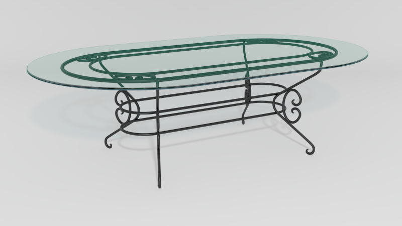 Item #4910, French Country Dining Table Base