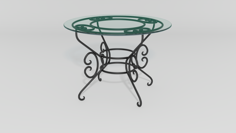 Item #4912, French Country Cafe Table Base