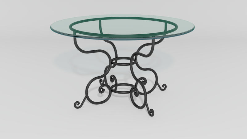 Item #5002, Baroque Dining Table Base