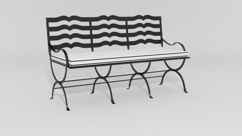Item #5300, Avignon Garden Bench