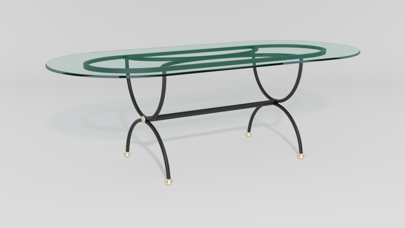 Item #5252, Palatine Dining Table Base