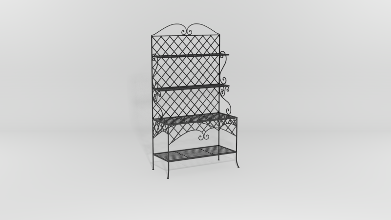 Item #5500, French Country Baker's Rack