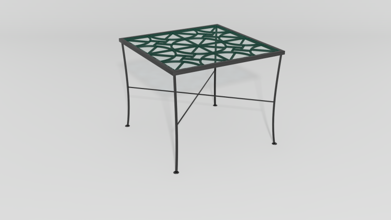 Item #5603, Highstreet Chippendale Tea Table