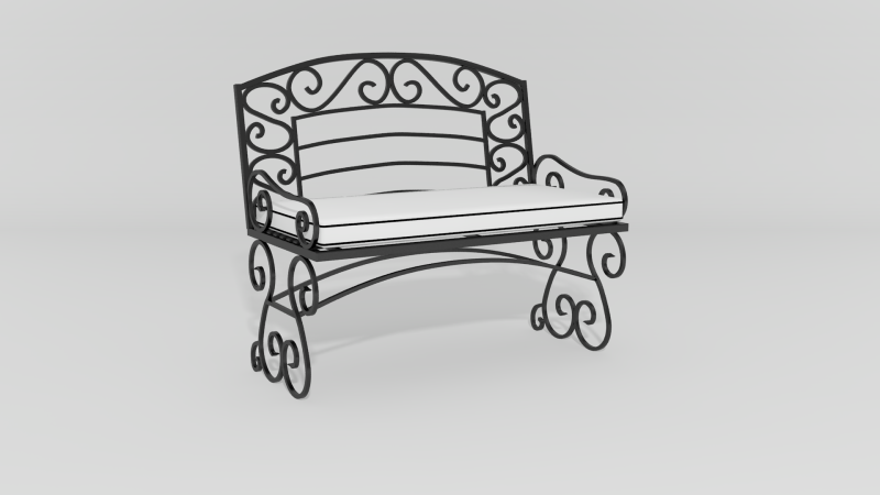 Item #5701, Tuscany Garden Settee