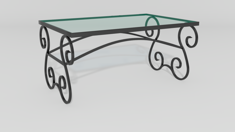 Item #5703, Tuscany Coffee Table Base