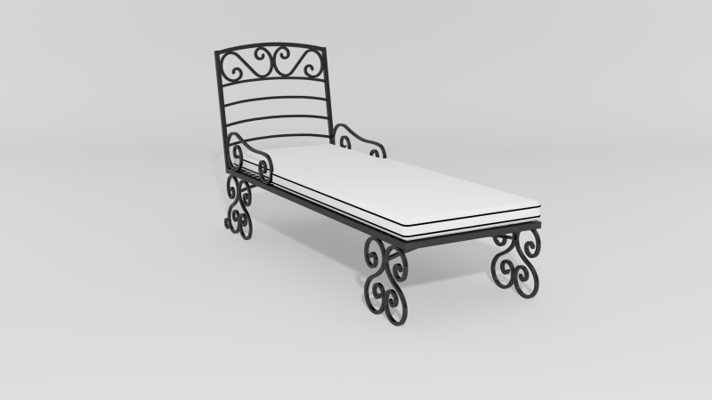Item #5705, Tuscany Chaise Lounge