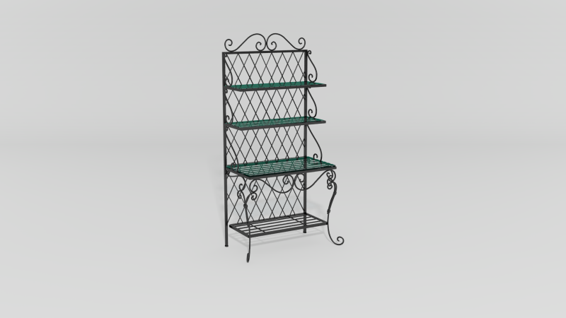 Item #5721, Tuscany Baker's Rack