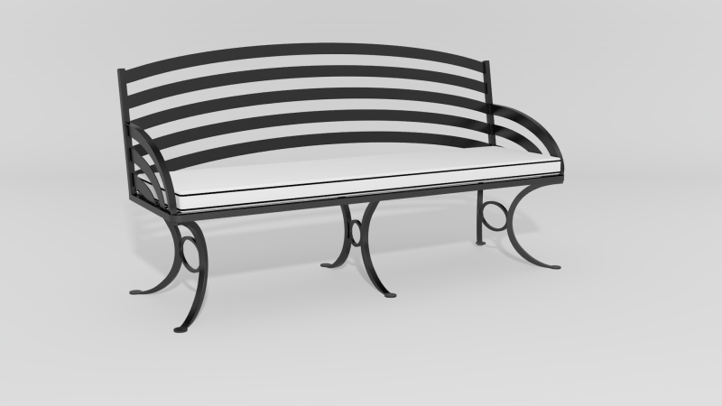 Item #5826, Provence Garden Bench