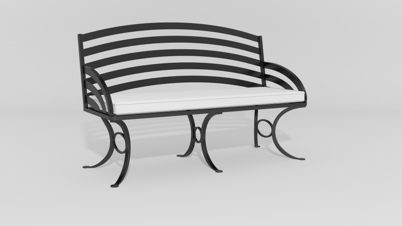 Item #5828, Provence Settee