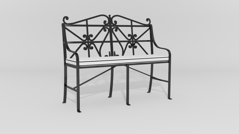 Item #6150, Regency Garden Bench