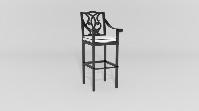 Item #6513, Yorkshire Barstool with Arms
