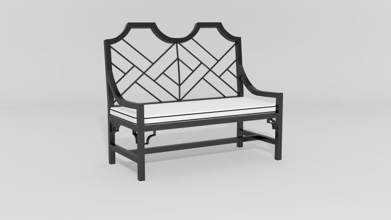Item #6704, Manchester Chippendale Settee