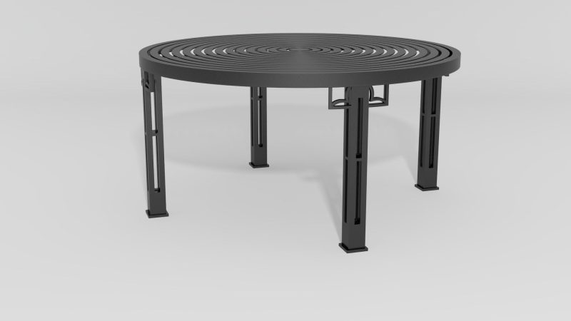 Item #6806, Mandarin Circular Dining Table Base