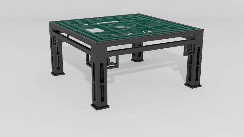 Item #6808, Mandarin Coffee Table Base