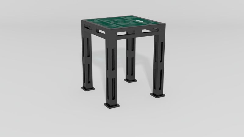 Item #6809, Mandarin SideTable Base