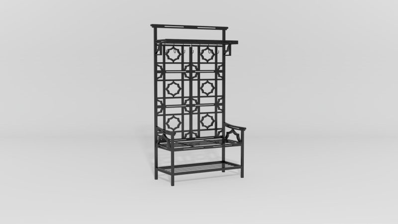 Item #6810, Mandarin Coat Rack