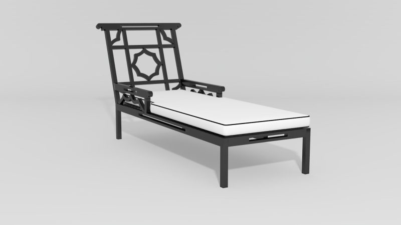 Item #6815, Mandarin Chaise Lounge