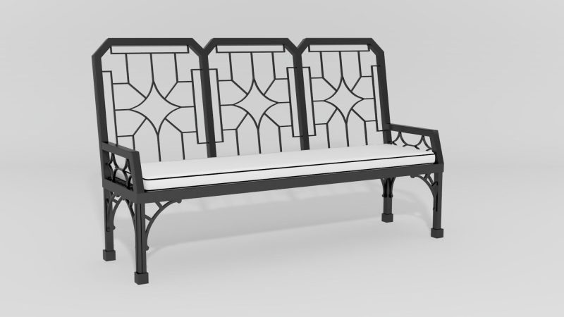 Item #6900, Cambridge Garden Bench