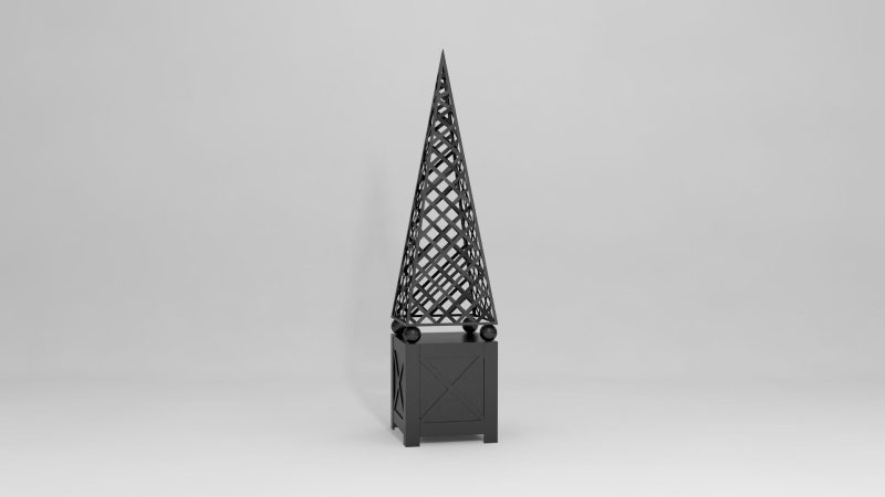 Item #7301, Statement Lattice Obelisk