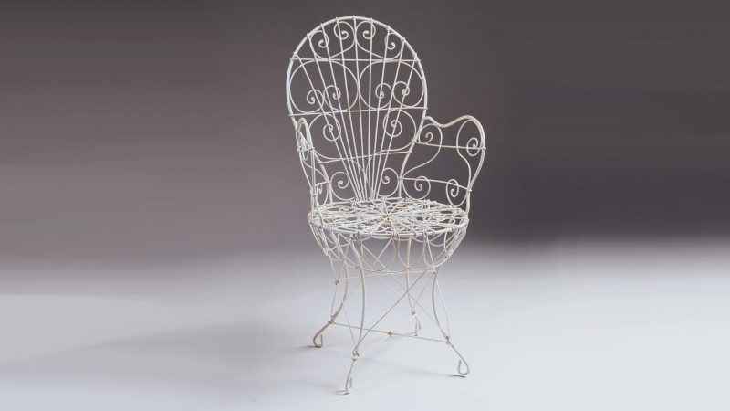 Item #4302, Victorian Wire Armchair