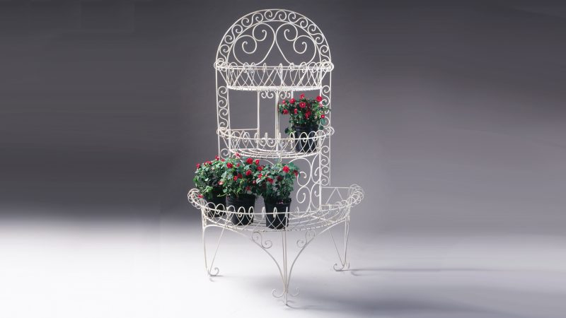 Item #4332, Victorian Arched Three Tier Planter