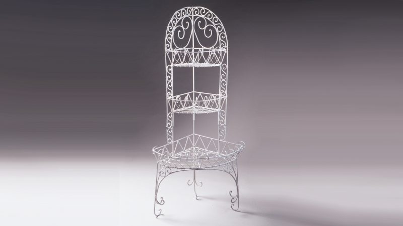 Item #4333, Victorian Corner Three Tier Planter