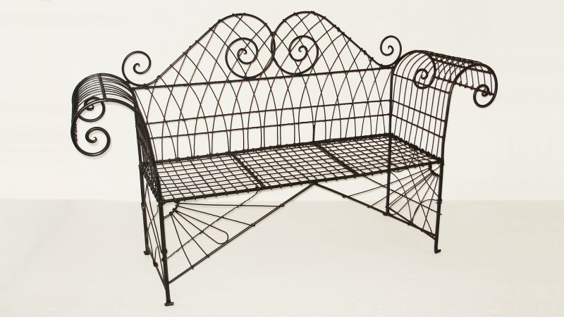 Item #4700, Chelsea Wire Settee
