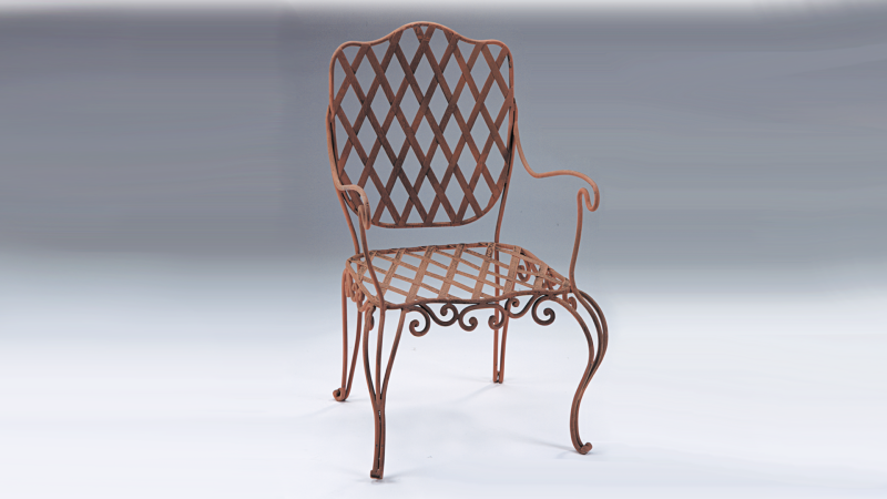 Item #5801, French Provincial Armchair
